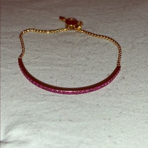 Michael Kors pink stone bracelet
